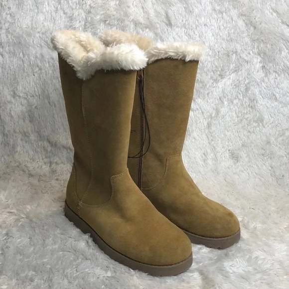 UNIVERSAL THREAD Charleigh Suede Ugg Style Boots - Picture 1 of 5